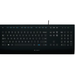 Клавиатура Logitech K280e для бизнеса, USB, защита от брызг, раскладка US INT'L, черная